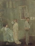 James Abbot McNeill Whistler The Artist s Studio Spain oil painting artist